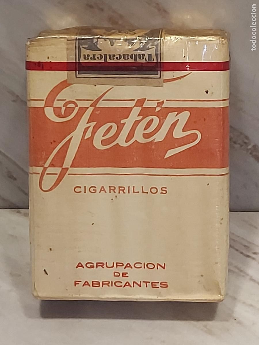 Paquetes de tabaco: FET&Eacute;N | ANTIGUA CAJETILLA 20 CIGARRILLOS REDONDOS | PRECINTADA | CANARIAS | COLECCIONISMO