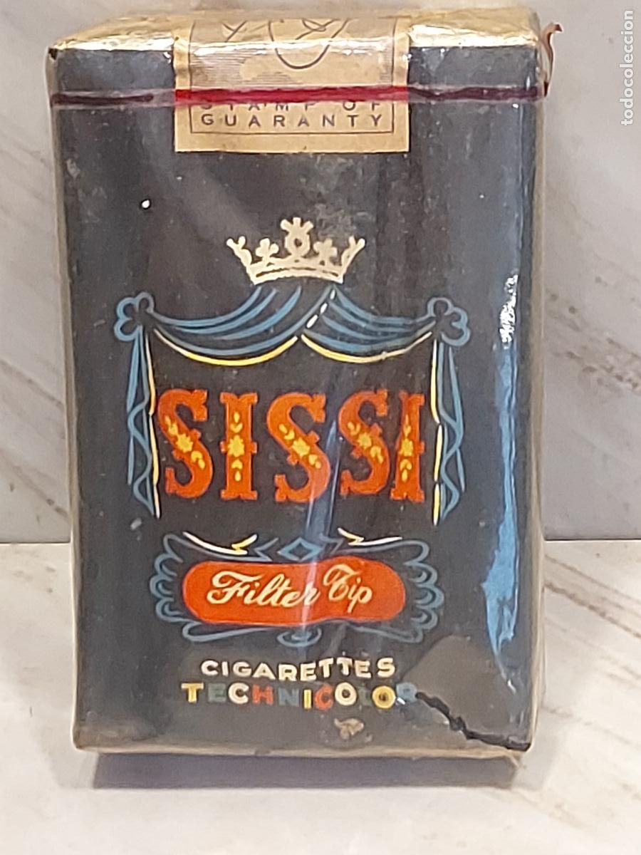 Paquetes de tabaco: SISSI FILTER TIP | CIGARETTES TECHNICOLOR | 20 CIGARRILLOS | PRECINTADA | VINTAGE