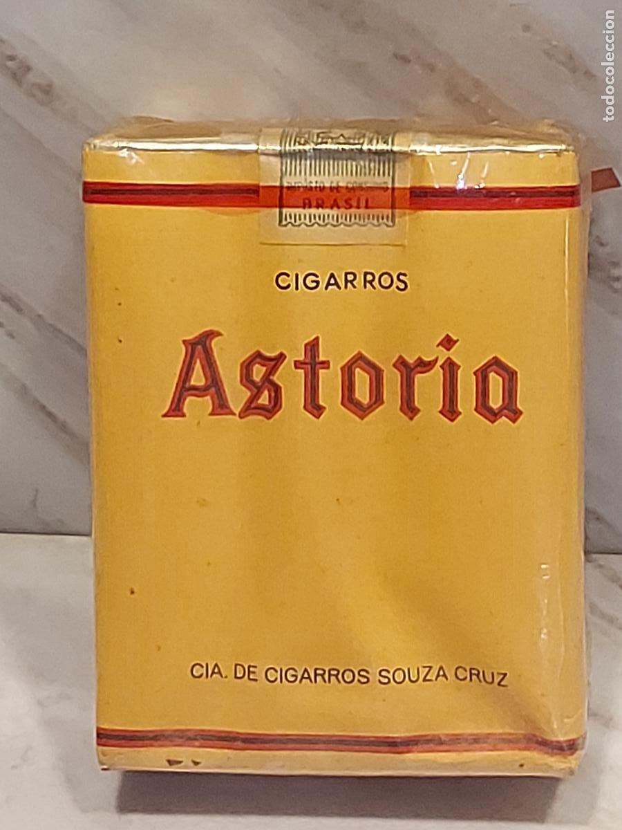 Paquetes de tabaco: ASTORIA | BRASIL | SOUZA CRUZ | 20 CIGARRILLOS | PRECINTADA | ANTIGUA