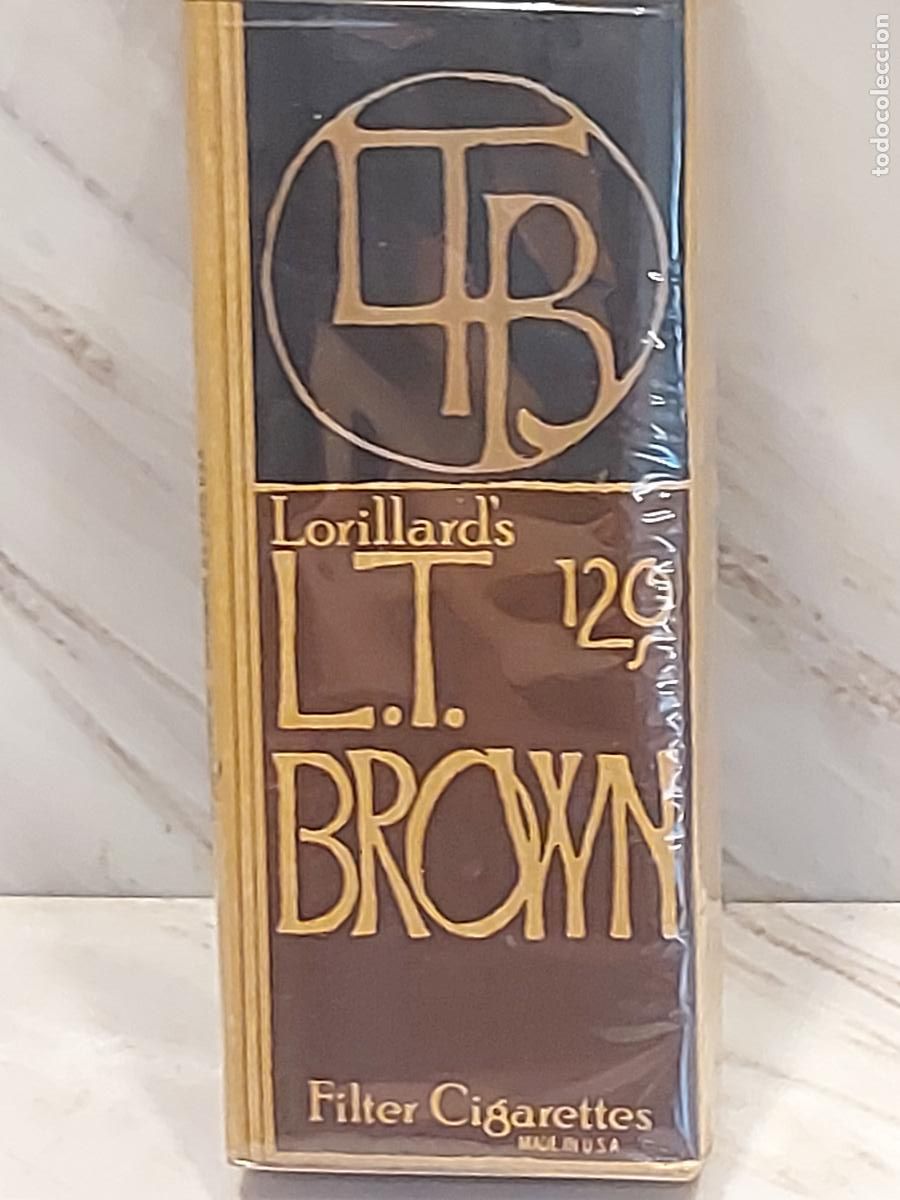 Paquetes de tabaco: LORILLARD'S L.T. BROWN 120s | USA | 20 CIGARRILLOS | PRECINTADA | A&Ntilde;OS 70