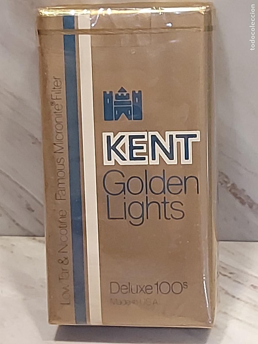 Paquetes de tabaco: KENT GOLDEN LIGHTS | DELUXE 100&rsquo;S | MICRONITE FILTER | USA | TAX EXEMPT | PRECINTADA