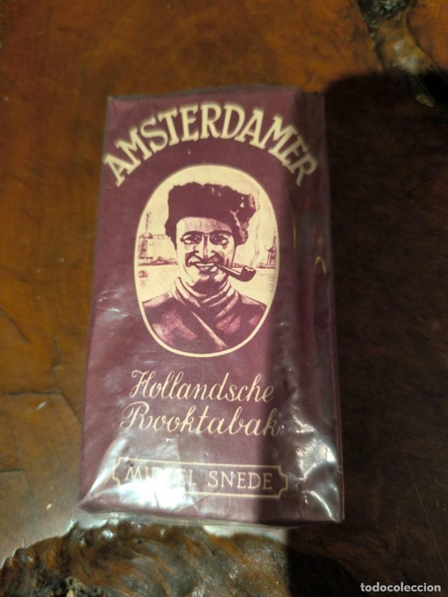 Paquetes de tabaco: Paquete de tabaco de pipa para liar Amsterdamer MIDDEL snede PESA 40 GR