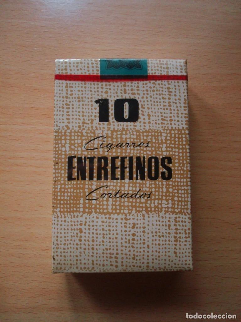 Paquetes de tabaco: 10 entrefinos (precintado) cigarros cortados