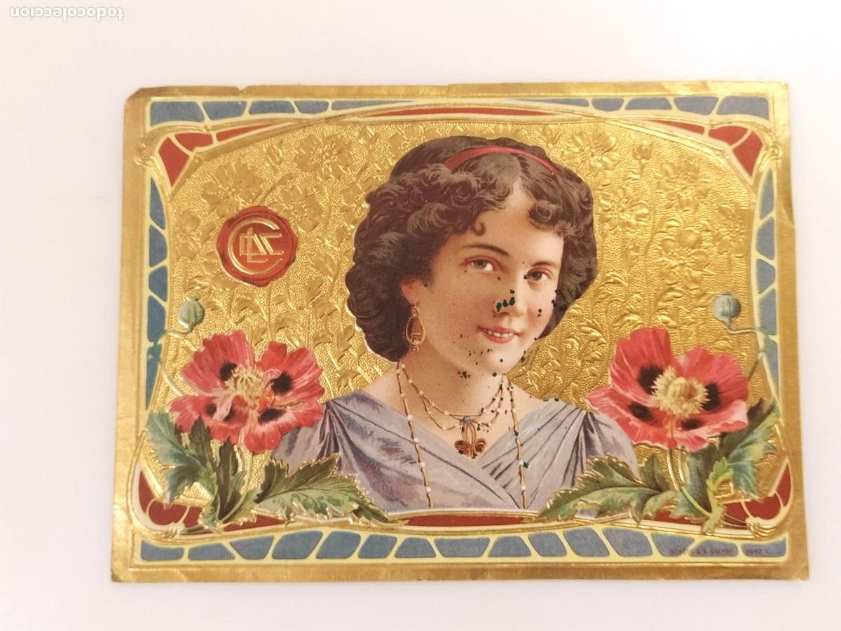 Paquetes de tabaco: ETIQUETA DE TABACO ANTIGUA - MODERNISTA - SCH&Ouml;TT SA RHEYDT -VER FOTOS
