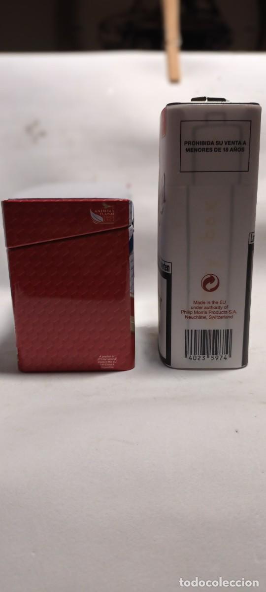 Paquetes de tabaco: LATAS DE TABACO WINSTON Y CHESTERFIELD CON TAPA. - Foto 4