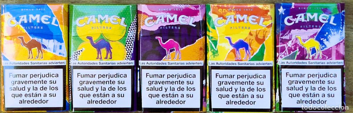 Paquetes de tabaco: CAMEL: Espa&ntilde;a, Color Holiday 2015, serie completa, paquetes sin abrir. PERFECTOS - CLC