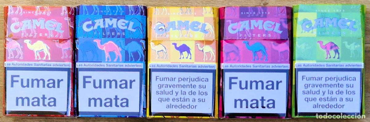 Paquetes de tabaco: CAMEL: Espa&ntilde;a, Pop Icons Colors 2015, serie completa, paquetes sin abrir. PERFECTOS - CLC