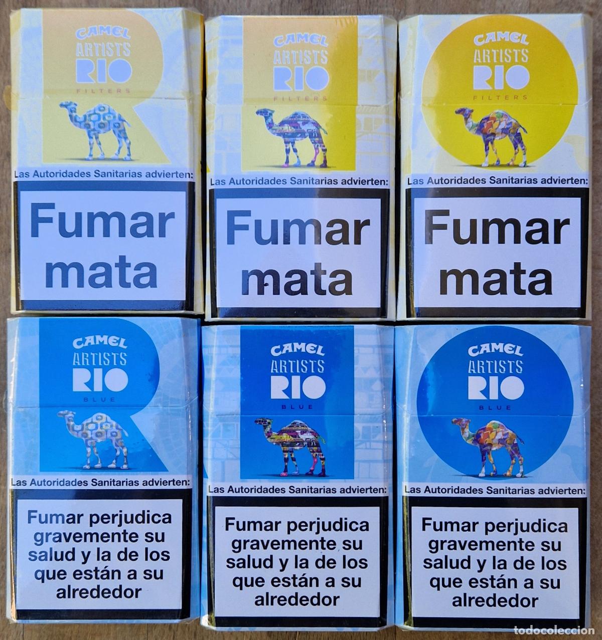 Paquetes de tabaco: CAMEL: Espa&ntilde;a, RIO, series completas, paquetes sin abrir. PERFECTOS - CLC