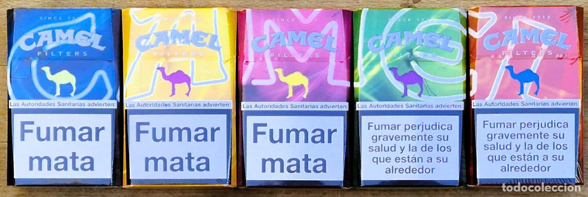 Paquetes de tabaco: CAMEL: Espa&ntilde;a, Alfabeto 2, 2014, serie completa, paquetes sin abrir. PERFECTOS - CLC