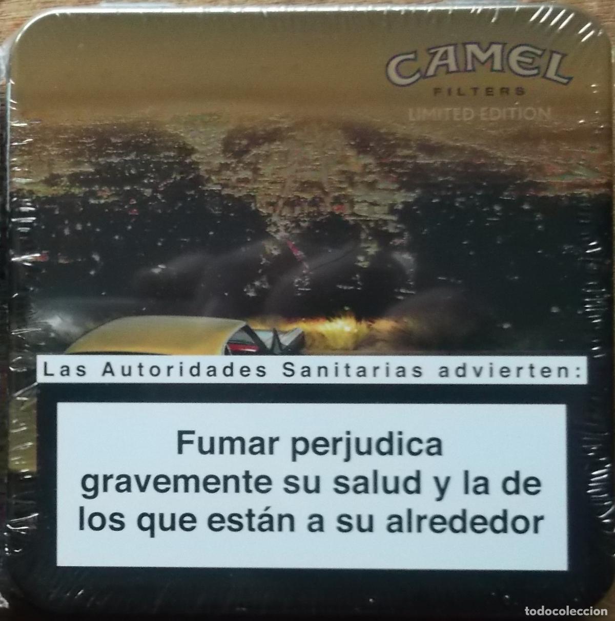 Paquetes de tabaco: CAMEL Espa&ntilde;a: lata Los &Aacute;ngeles, serie ciudades, 2010, llena y sin abrir, PERFECTA - CLC