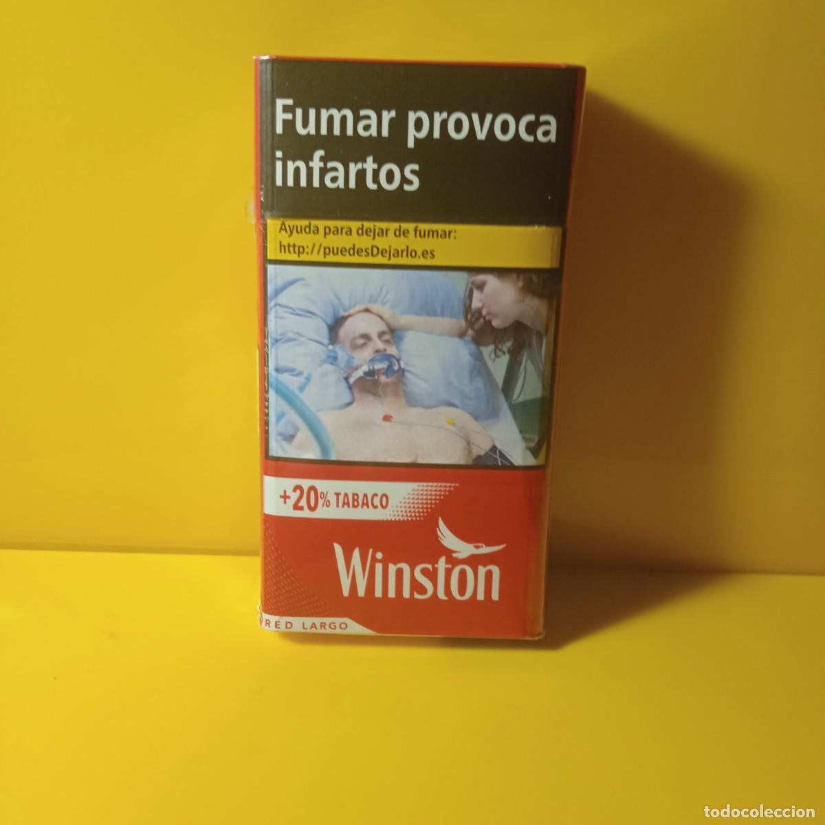Paquetes de tabaco: WINSTON: CAJETILLA, PQAQUETE BLANDO DE TABACO, LARGO ( NO ACTO PARA SU USO)