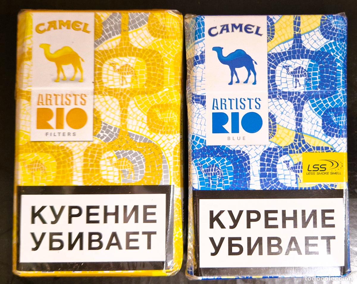 Paquetes de tabaco: CAMEL: serie RIO, RUSIA, dos paquetes nuevos sin abrir, los de la foto - CLC