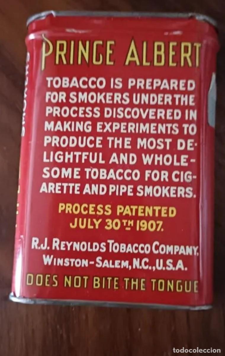 Paquetes de tabaco: Lata tabaco pipa Prince Albert - Foto 2