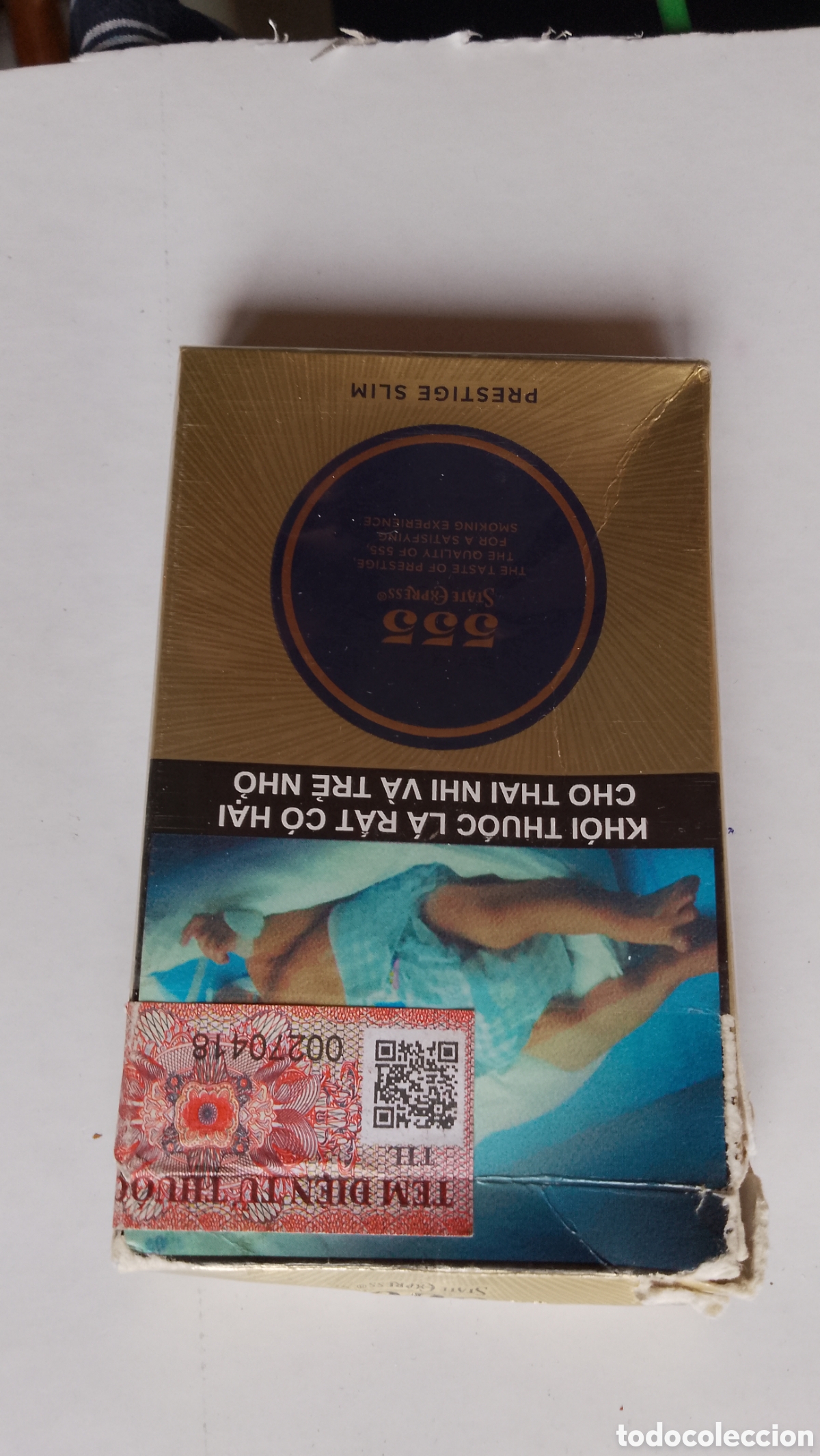Paquetes de tabaco: 555 . TABACO . TOBACCO . VIETNAM . PAQUETE VA&Ccedil;IO , DURO