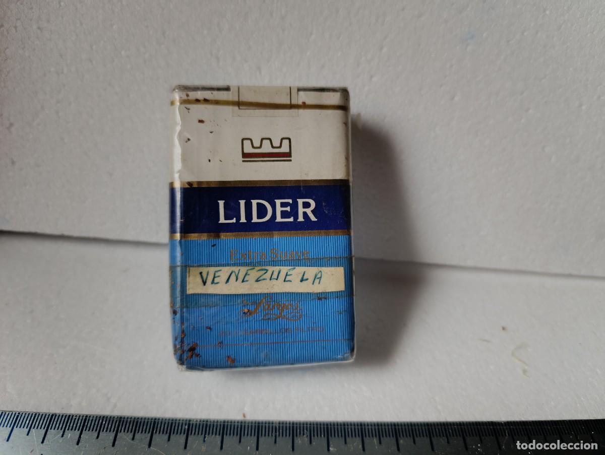 Paquetes de tabaco: PAQUETE DE TABACO - LIDER - VENEZUELA - SIN ABRIR