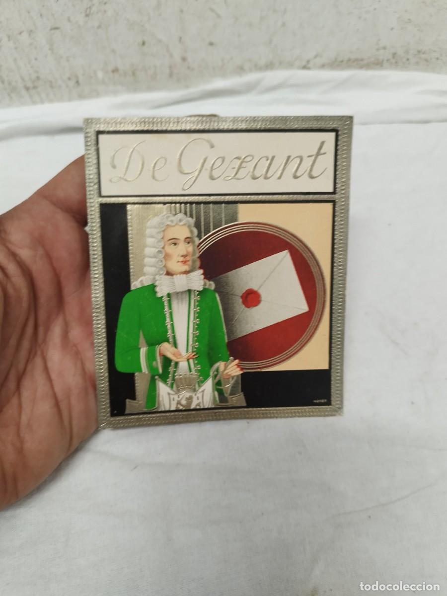 Paquetes de tabaco: Cromo / Etiqueta Tabacalera Antigua Holandesa &rdquo;De Gezant&rdquo; - Coleccionismo. Tabaco, cigarro.