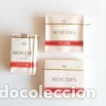 Paquetes de tabaco: Lotto 3 Pacchetti MERCEDES Filtre Sigillati Cellophane Vintage Pack Tobacco