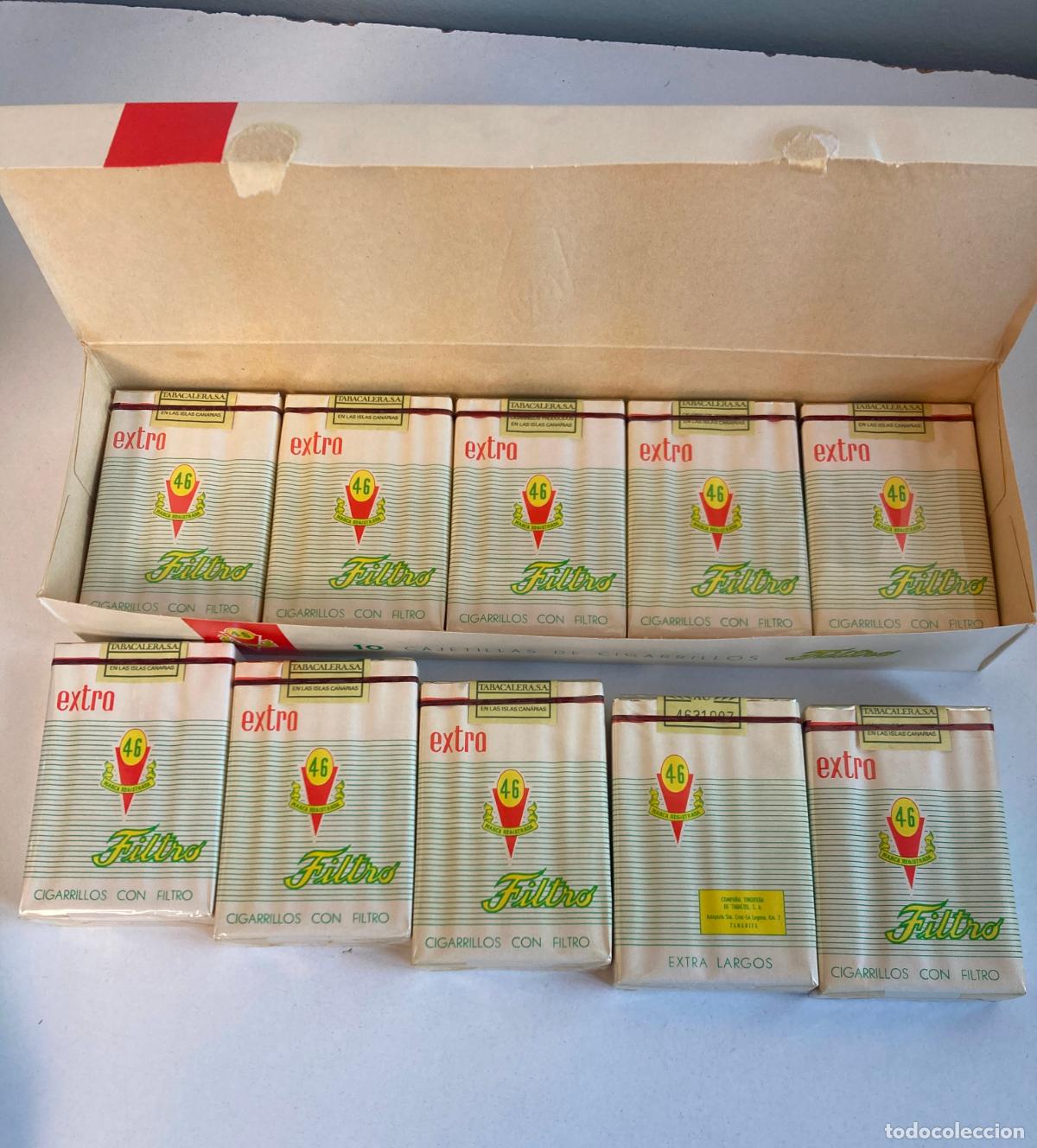 Paquetes de tabaco: CARTON CIGARRILLOS 46, 10 CAJETILLAS, PRECINTO DEL AGUILA