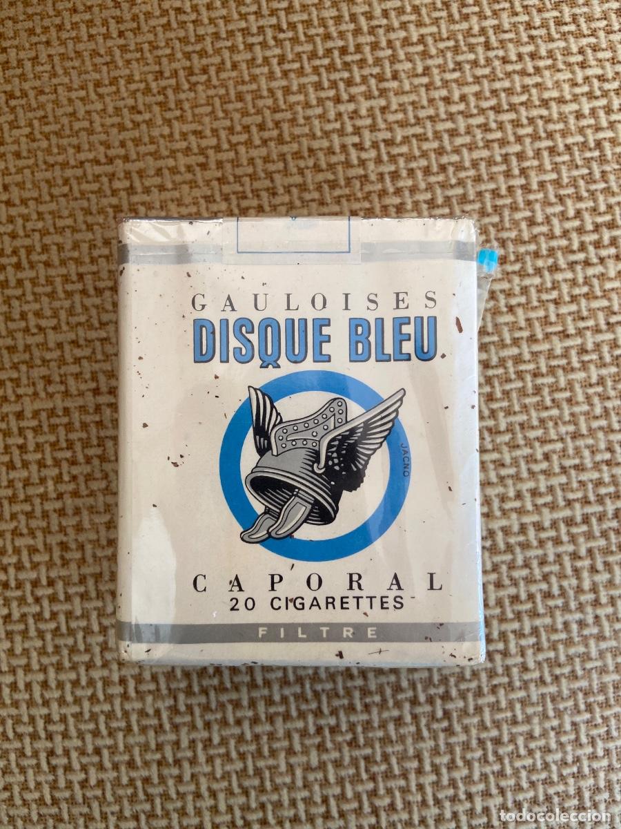 Paquetes de tabaco: Paquete antiguo Gauloises Disque Bleu