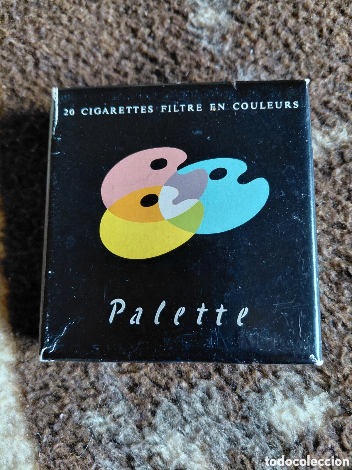 Paquetes de tabaco: ANTIGUO PAQUETE DE PALETTE, ABIERTO PERO COMPLETO