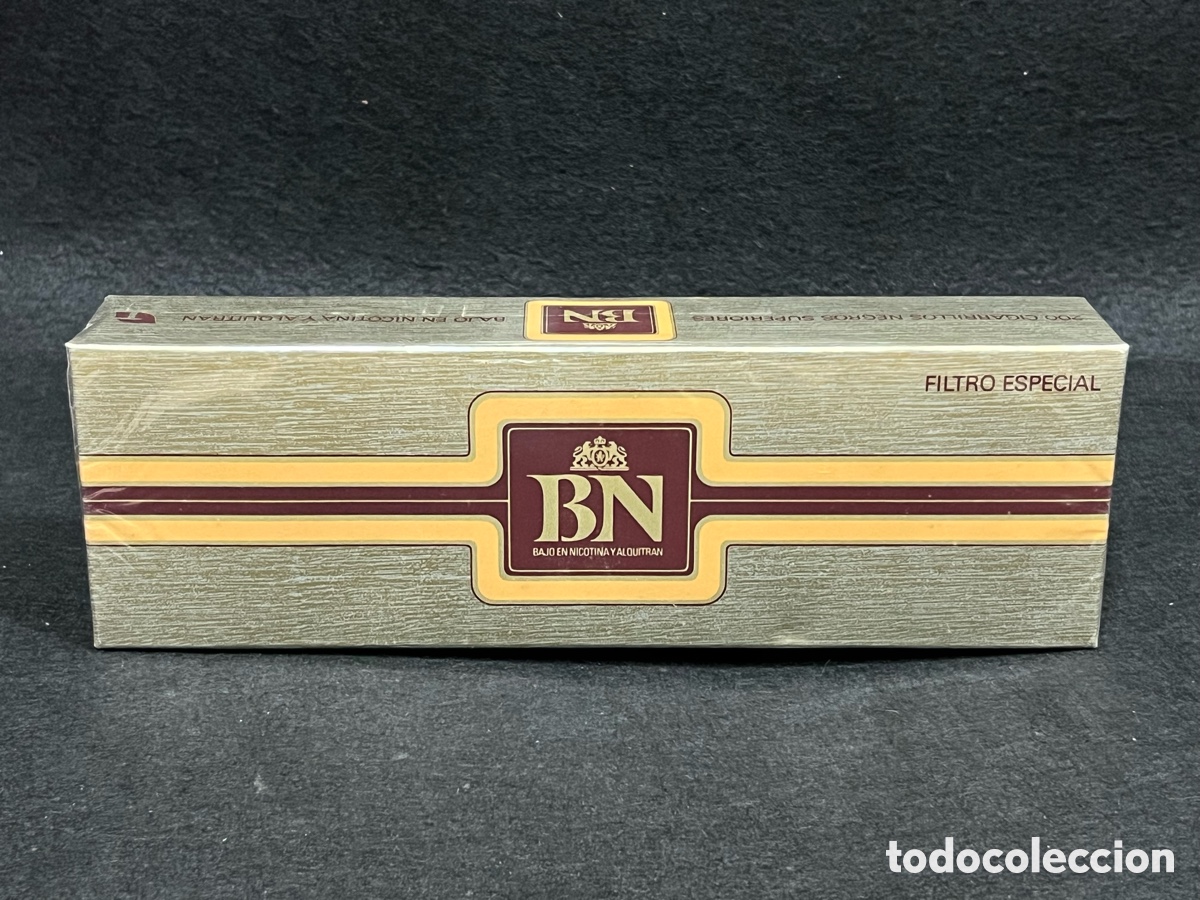 Paquetes de tabaco: BN ANTIGUO CART&Oacute;N DE TABACO 10 CAJETILLAS DE CIGARROS PAQUETE CIGARRILLOS PRECINTADO.