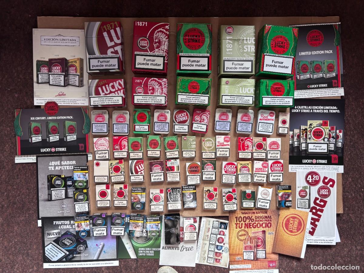 Pacchetti di tabaco: Colecci&oacute;n Cajetillas de Tabaco - Llenas - Camel, Marlboro, Lucky, Winston, Nobel, L&M, PallMall...
