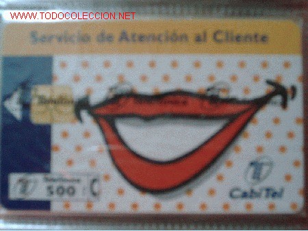 Cartes T&eacute;l&eacute;phoniques de collection: ESPA&Ntilde;A 1996.89.C. ATENCION AL CLIENTE (III)