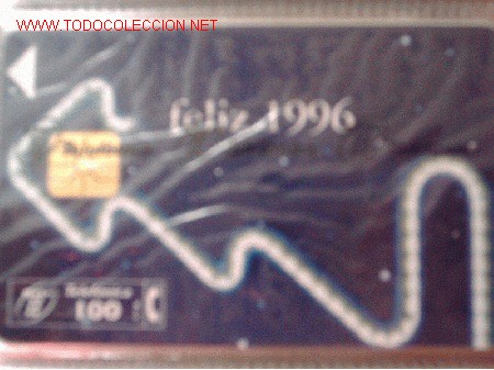 Cartes T&eacute;l&eacute;phoniques de collection: ESPA&Ntilde;A 1996.22.C-- FELIZ 1996