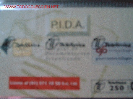 Cartes T&eacute;l&eacute;phoniques de collection: ESPA&Ntilde;A 1996-33-C P.I.D.A.(I)