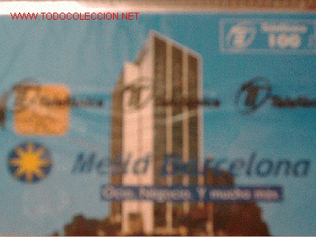 Cartes T&eacute;l&eacute;phoniques de collection: ESPA&Ntilde;A 1995.82.C--- HOTEL MELIA BARCELONA I