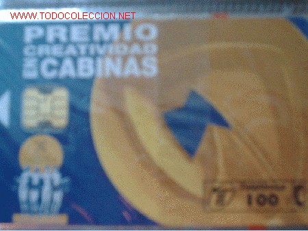 Cartes T&eacute;l&eacute;phoniques de collection: ESPA&Ntilde;A 1995.90.B-- PREMIO CREATIVIDAD CABINAS