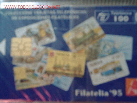 Cartes T&eacute;l&eacute;phoniques de collection: ESPA&Ntilde;A 1996.8.B-- FILATELIA 95