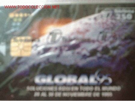Tarjetas telef&oacute;nicas de colecci&oacute;n: ESPA&Ntilde;A 1996.18.C-- GLOBAL 95 - Foto 1