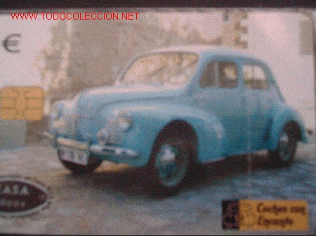 Carte telefoniche di collezione: ESPA&Ntilde;A 2003.44.C  COCHES CON ENCANTO: RENAULT 4/4