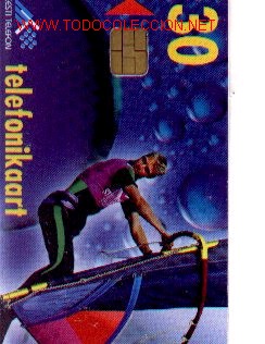 Cartes T&eacute;l&eacute;phoniques de collection: 16-298. Surfing. Estonia