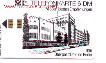 Tarjetas telef&oacute;nicas de colecci&oacute;n: 16-399. Alemania. Edificio Berlin - Foto 1