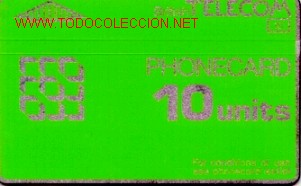 Sammlung von Telefonkarten: INGLATERRA TARJETA A&Ntilde;O 1991