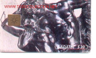 Tarjetas telef&oacute;nicas de colecci&oacute;n: 16-755. Bronce. La Eterna Primavera - Foto 1
