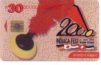 Tarjetas telef&oacute;nicas de colecci&oacute;n: 16-783. Indiaca Fest 2000 - Foto 1