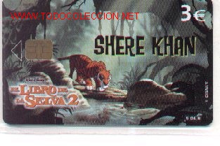 Tarjetas telef&oacute;nicas de colecci&oacute;n: 1503-41. Shere Kan V. nueva - Foto 1