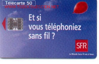 Tarjetas telef&oacute;nicas de colecci&oacute;n: 16-413. Francia. Telefonia sin hilos