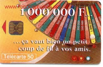 Tarjetas telef&oacute;nicas de colecci&oacute;n: 16-415. Francia. Ruleta - Foto 1