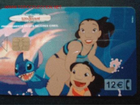 Cartes T&eacute;l&eacute;phoniques de collection: LILO Y STICH (12 EUROS)