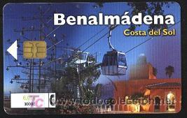 Tarjetas telef&oacute;nicas de colecci&oacute;n: tarjeta telef&oacute;nica-benalm&aacute;dena, tirada 181.500