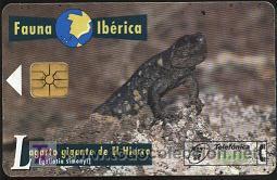 Tarjetas telef&oacute;nicas de colecci&oacute;n: tarjeta telef&oacute;nica- fauna ib&eacute;rica, tirada 1.000.000