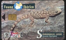 Tarjetas telef&oacute;nicas de colecci&oacute;n: tarjeta telef&oacute;nica- fauna ib&eacute;rica, tirada 1.000.000