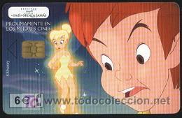 Tarjetas telef&oacute;nicas de colecci&oacute;n: tarjeta telef&oacute;nica Disney -( Peter Pan ) tirada 552.000