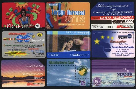 Tarjetas telef&oacute;nicas de colecci&oacute;n: 9 tarjetas telef&oacute;nicas - Foto 1
