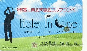 Tarjetas telef&oacute;nicas de colecci&oacute;n: 16-dep32. Jap&oacute;n. Golf - Foto 1