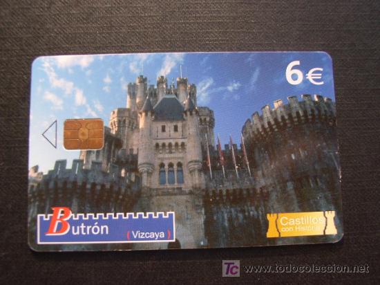 Carte telefoniche di collezione: ESPA&Ntilde;A. TARJETA USADA.  CASTILLO DE BUTRON